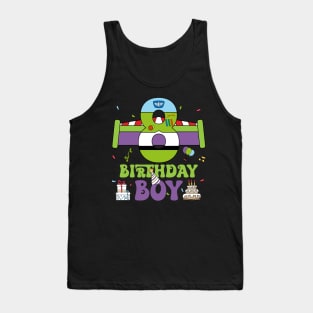 8th Birthday Boy Polical funny B-day Gift For Boys Kids Tank Top